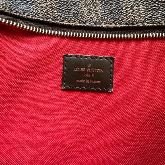 Authentic Louis Vuitton Damier Ebene Bloomsbury GM Large Crossbody Bag RETIRED - Picture 9 of 14